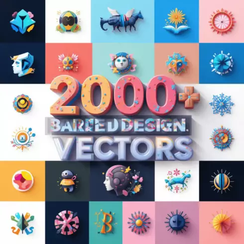 2000+ Various Vectors – Diverse, Scalable, and High-Quality Designs cover image.