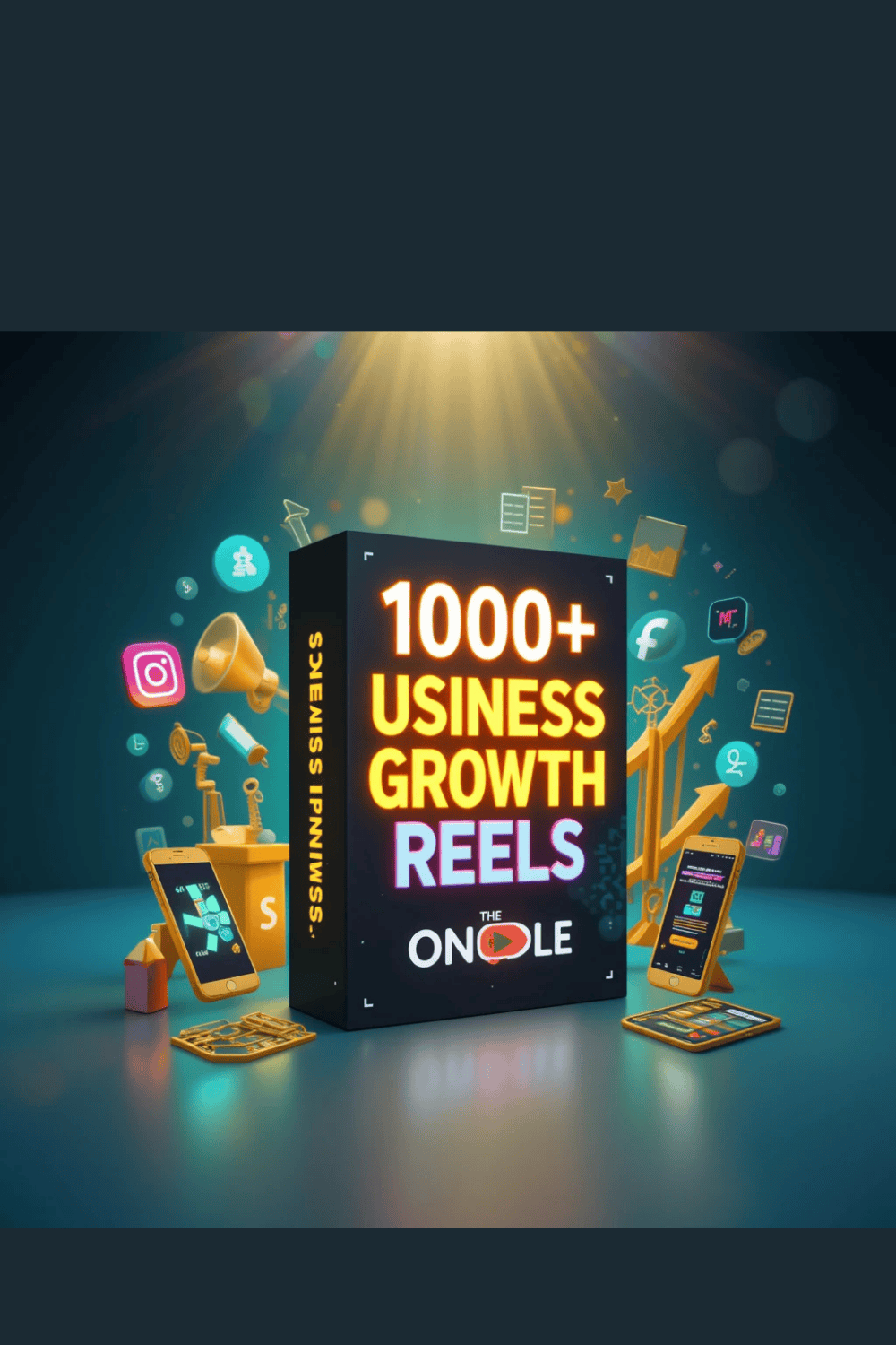 1000+ Business Growth Reels Bundle - Boost Your Brand’s Social Media Presence pinterest preview image.