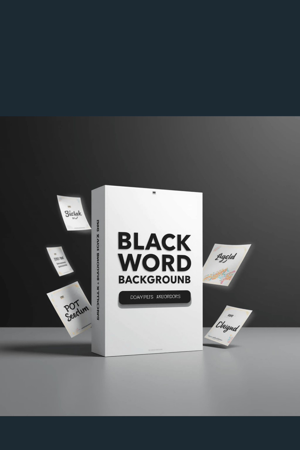 750+ Bold Black Text on White Background Instagram Post Templates | Minimalist Canva Editable Bundle pinterest preview image.