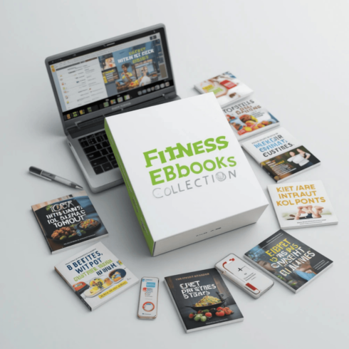Complete Fitness Ebooks Collection | Diet Plans, Workouts, and Health Tips cover image.