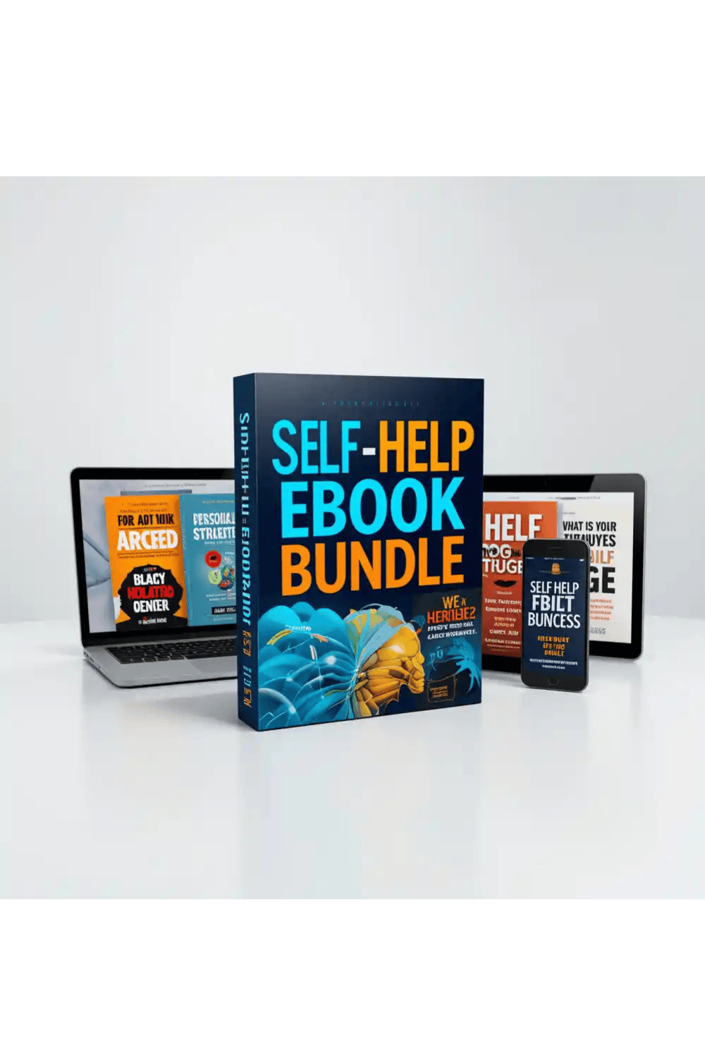 Self-Help Ebook Bundle | Personal Growth, Motivation & Success Strategies pinterest preview image.