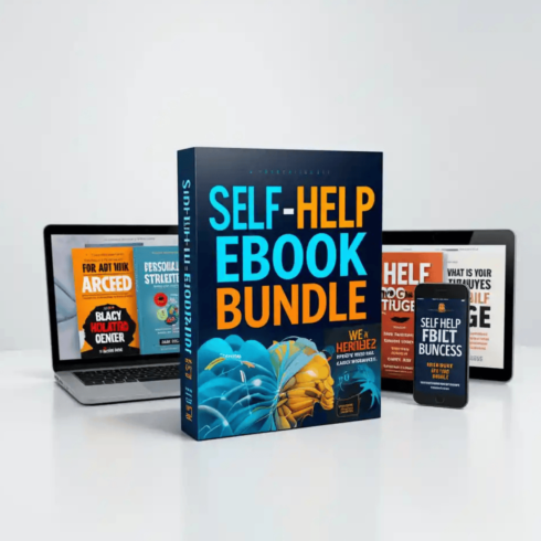 Self-Help Ebook Bundle | Personal Growth, Motivation & Success Strategies cover image.