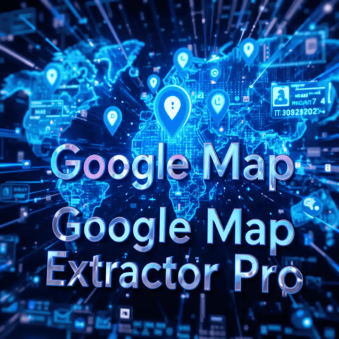"Google Map Extractor Pro – Scrape Business Leads, Emails & Phone Numbers Instantly!" cover image.