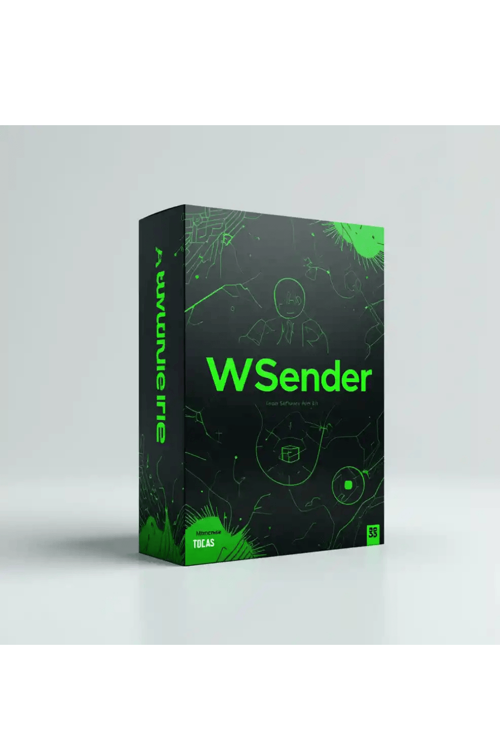 Bulk WhatsApp Sender Software | Send Unlimited Messages with One Click pinterest preview image.
