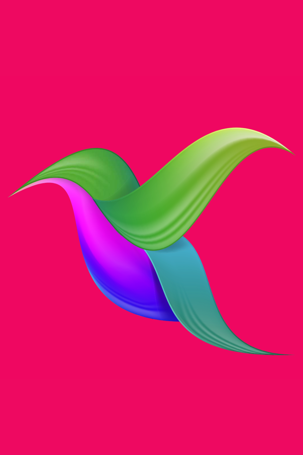 5 Modern bird logo design, Vector design Concept pinterest preview image.