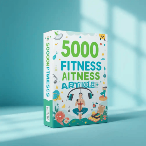 5000 Health and Fitness Articles Bundle | Comprehensive Collection cover image.