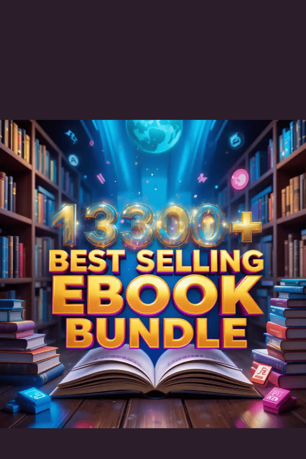 1300+ Best Selling eBook Bundle – The Ultimate Digital Library for Entrepreneurs, Coaches & Marketers! pinterest preview image.