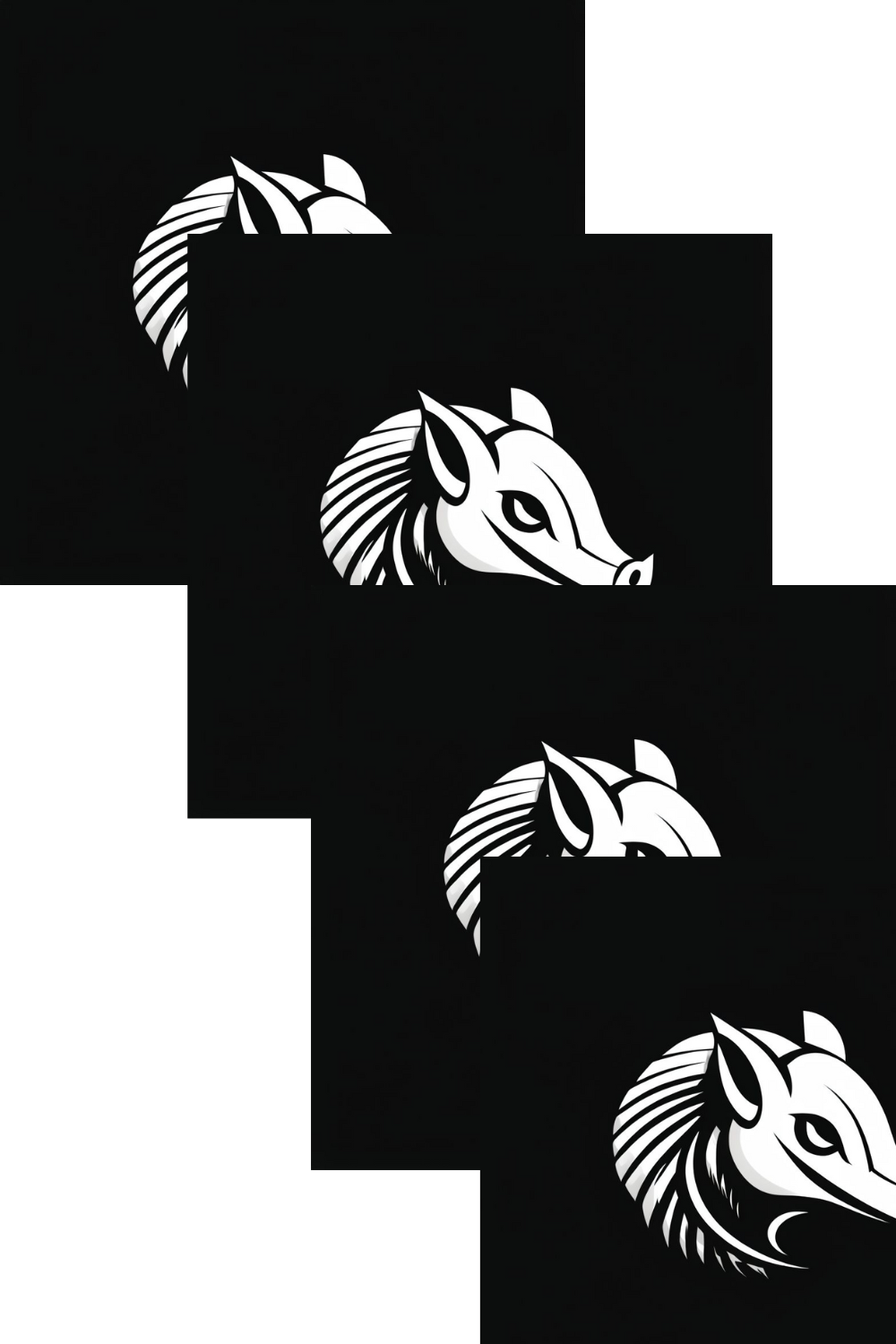 Armadillo Logo pinterest preview image.