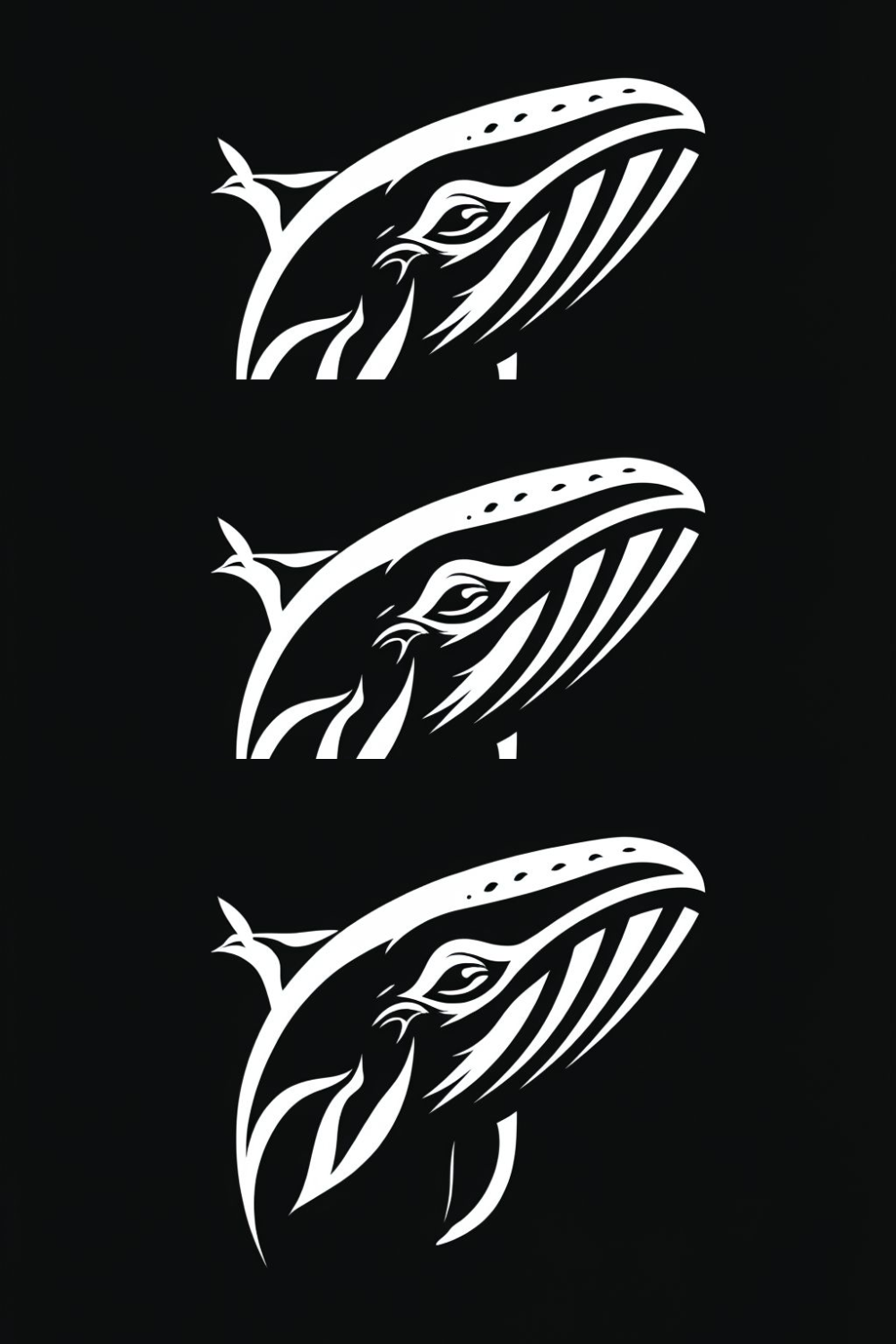 Whale Logo pinterest preview image.