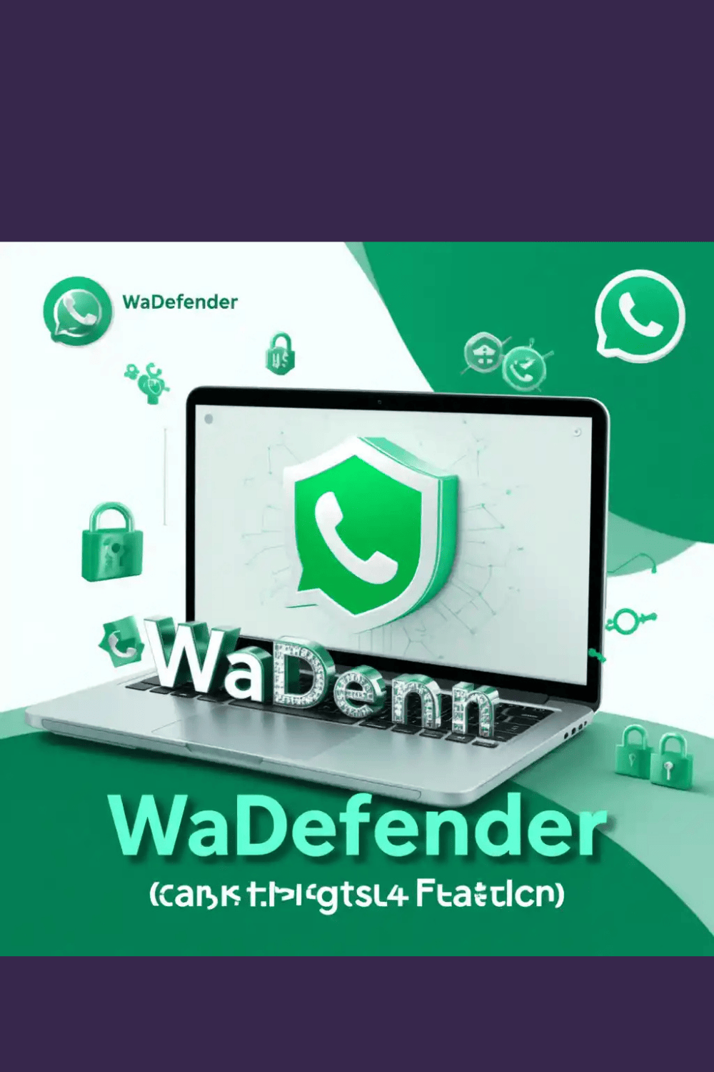 WaDefender – WhatsApp Account Security & Strength Checker Software pinterest preview image.