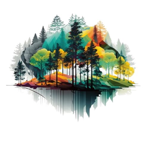 Nature Tree Silhouette T-Shirt cover image.