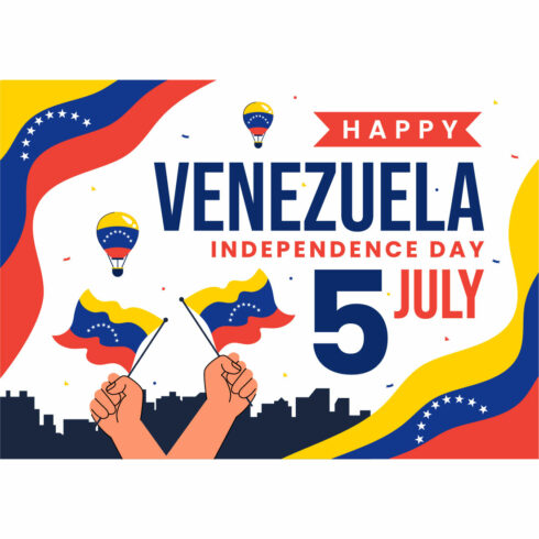 10 Venezuela Independence Day Illustration cover image.