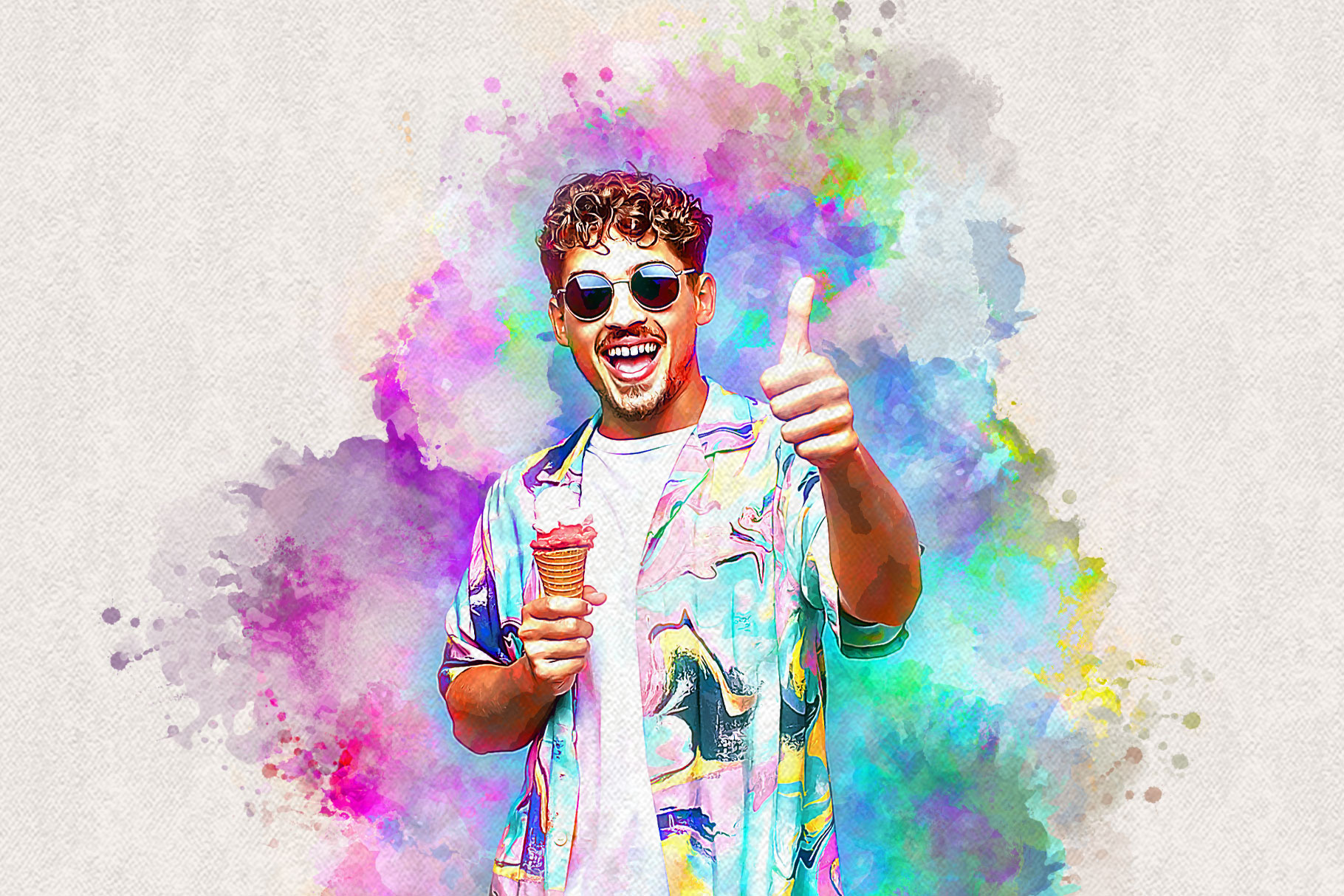 watercolor brush art photoshop action i 258