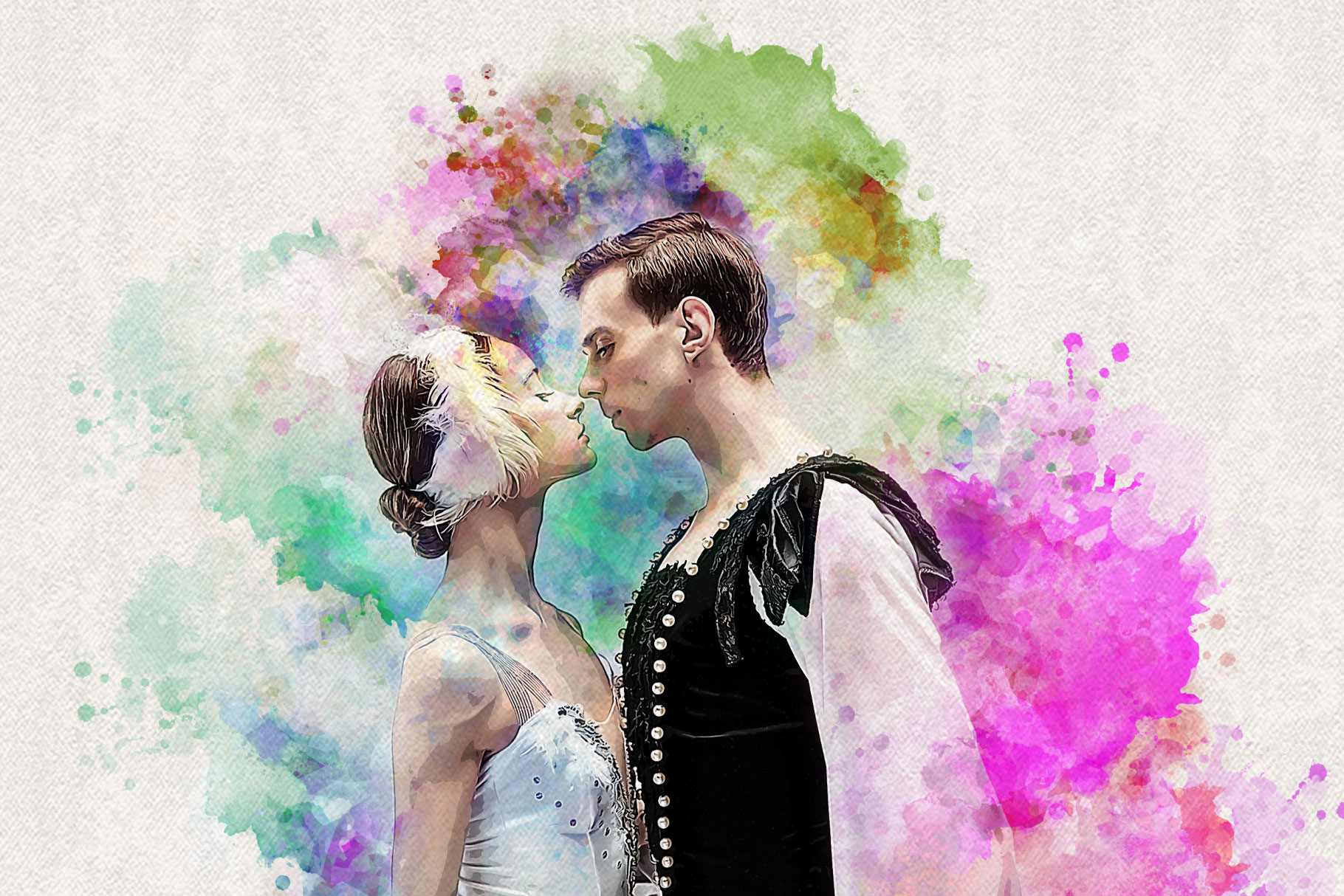 watercolor brush art photoshop action j 444