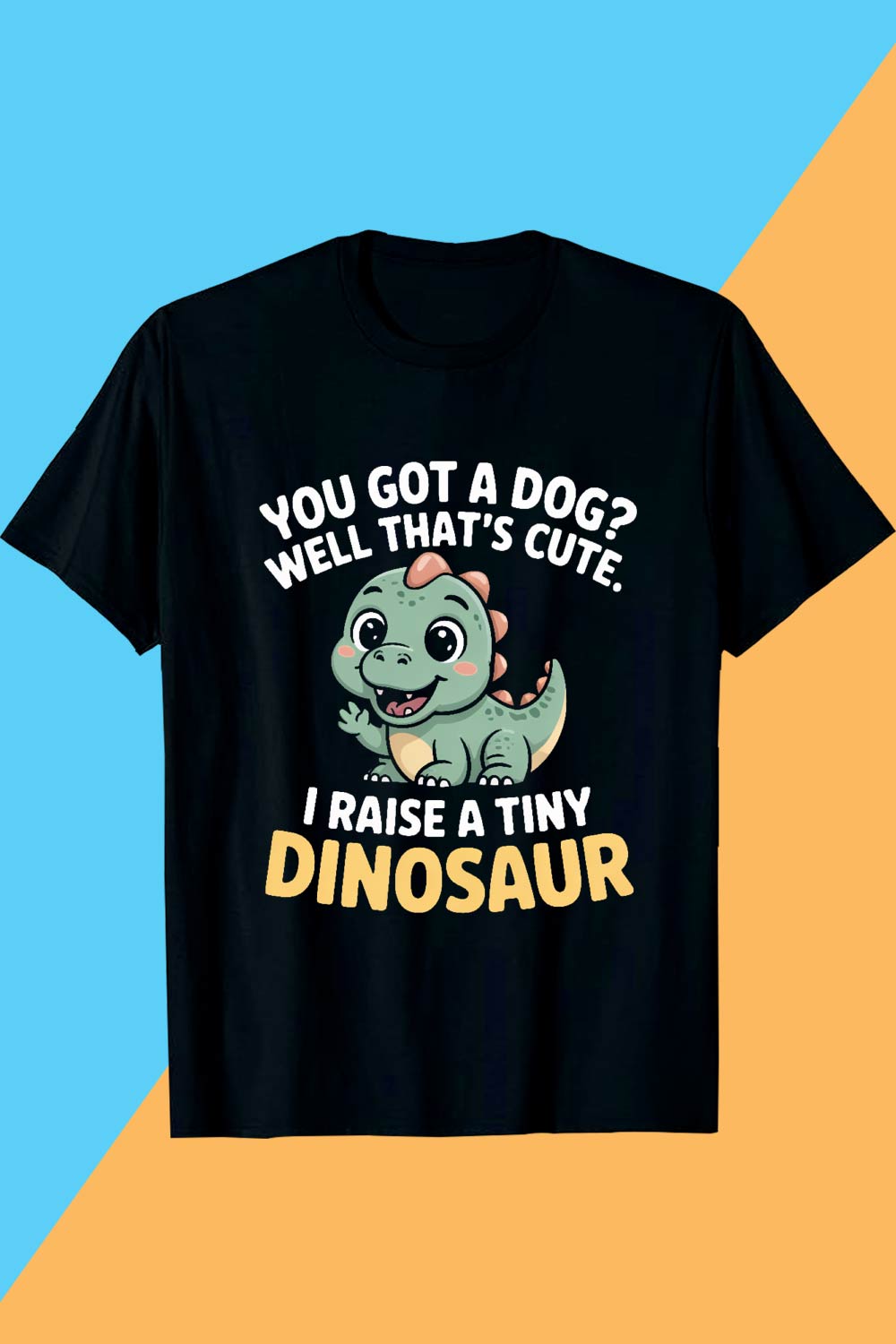 WELL-THAT-SCUTE-I-RAISE-A-TINY-DINOSAUR-Bald Eagle T shirt T shirt Design PNG pinterest preview image.