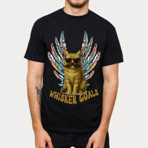 WHISKER GOALS t-shirt cover image.