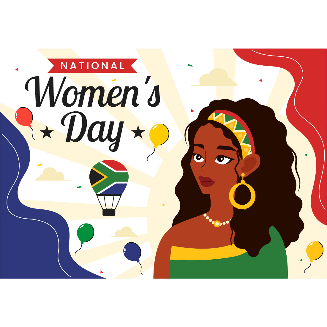 10 Women's Day in South Africa Illustration preview image.