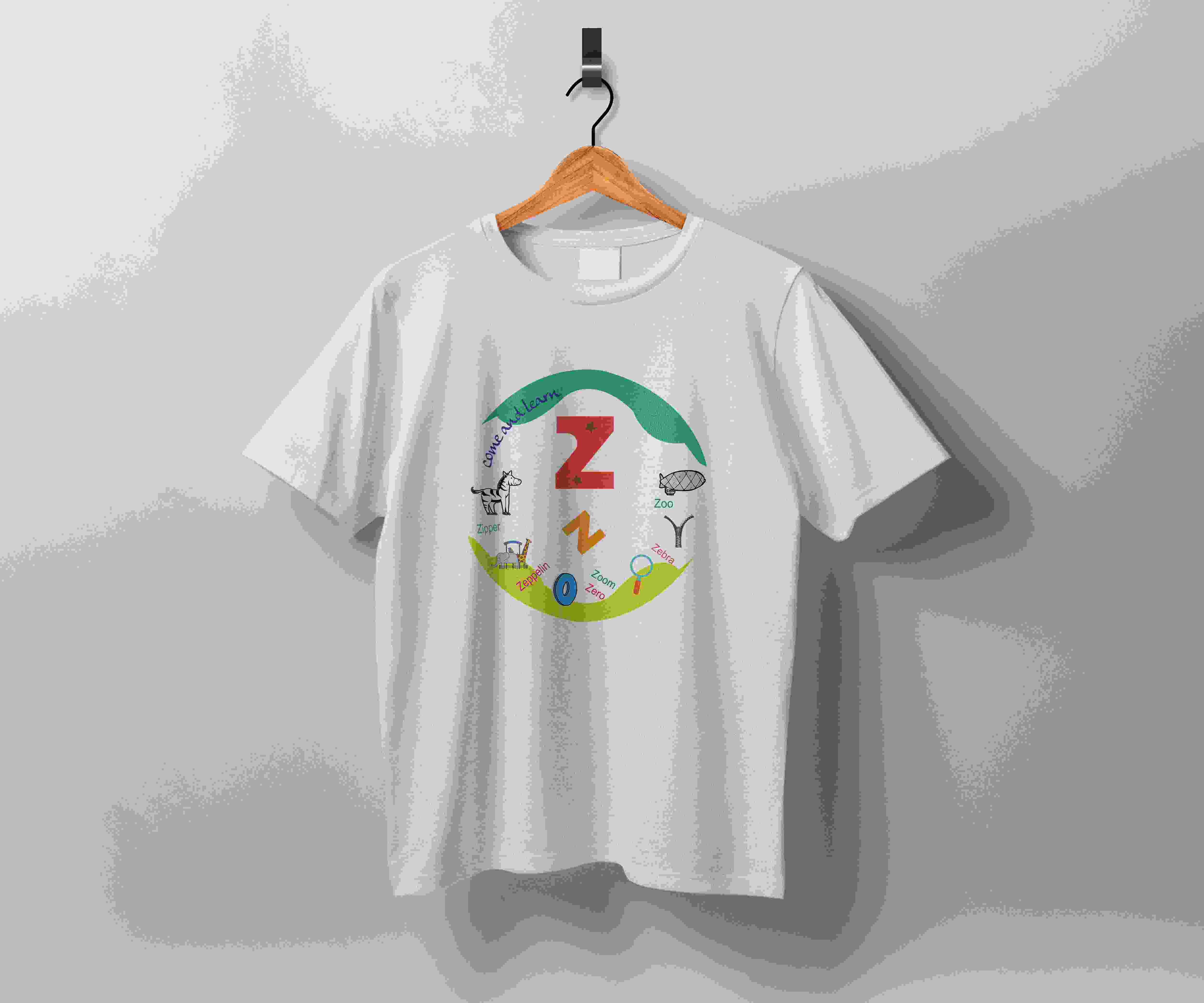 z letter tshirt 822