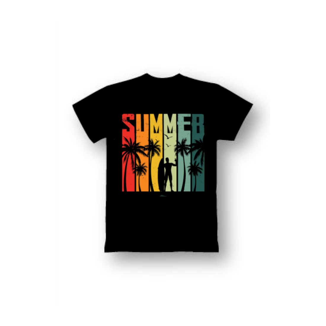 Summer T-shirt Design preview image.