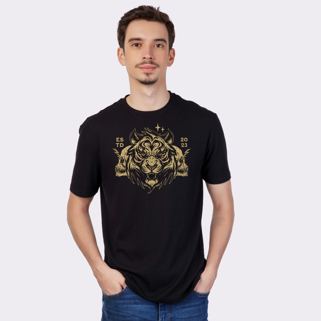 WILDNESS AND STRENGTH T-Shirt & Logo Design preview image.