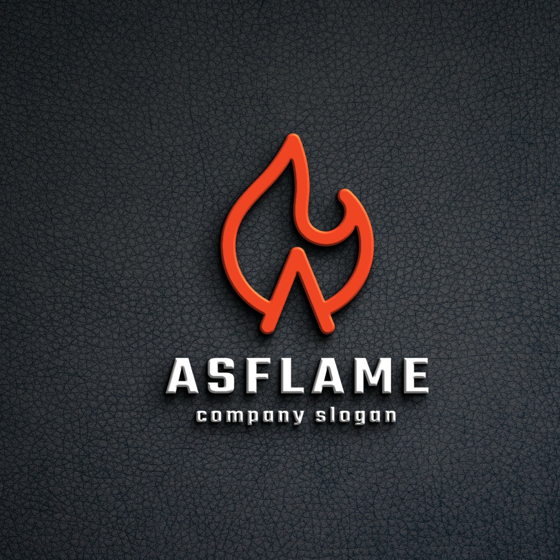 Asflame Letter A Logo preview image.