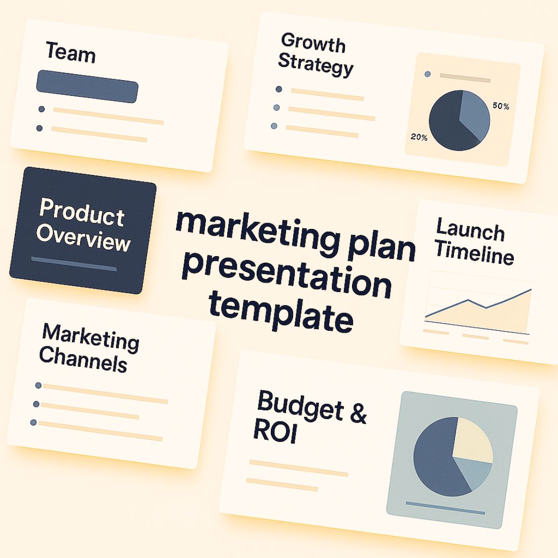 The Ultimate Marketing Mastery Bundle: 55+ PowerPoint Slides for Powerful Presentations cover image.