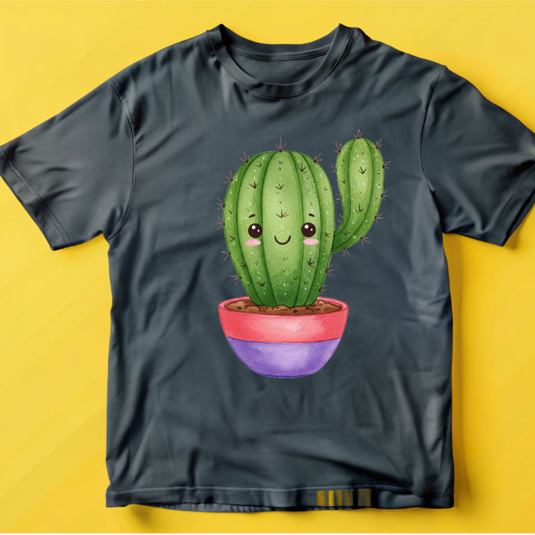 15+ Funny Cactus Sublimation Clipart | High-Resolution PNG Bundle preview image.