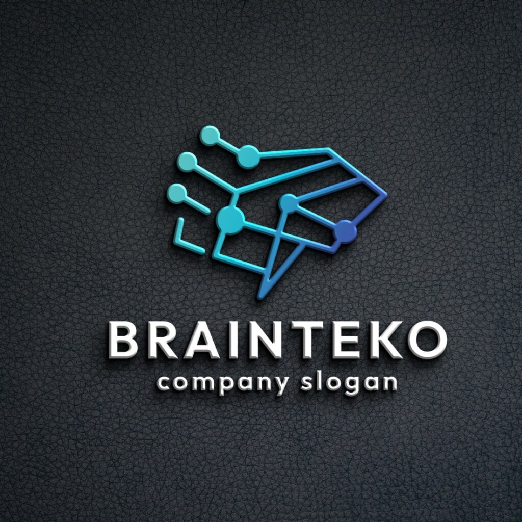Brain Technology System Logo - MasterBundles