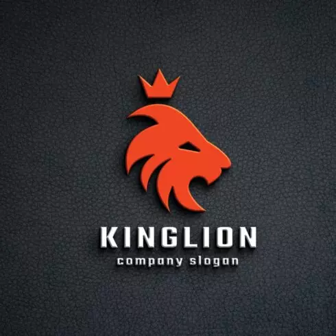 King Lion Head Logo cover image.