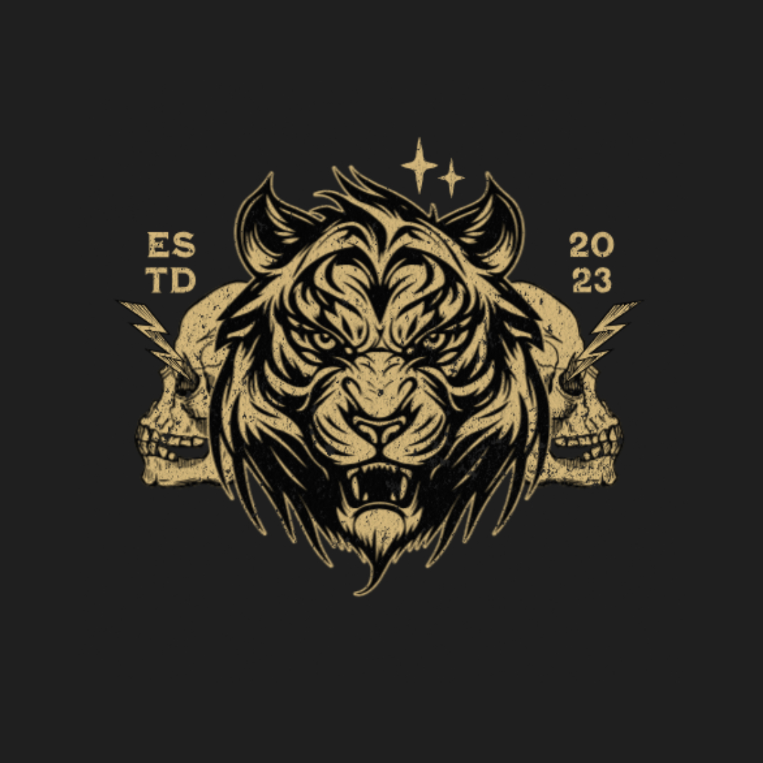 WILDNESS AND STRENGTH T-Shirt & Logo Design cover image.