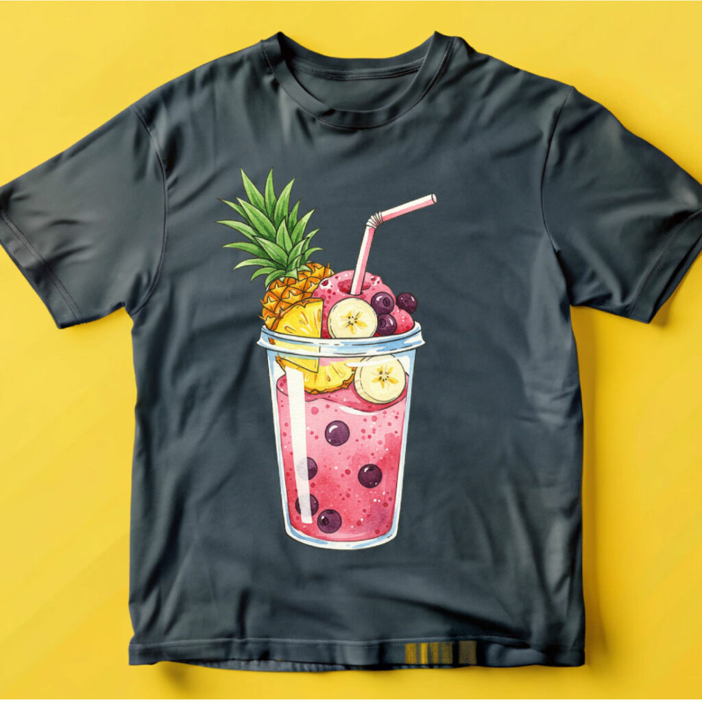 15+ Summer Tropical Smoothie Cup Clipart PNG | High-Res Sublimation ...