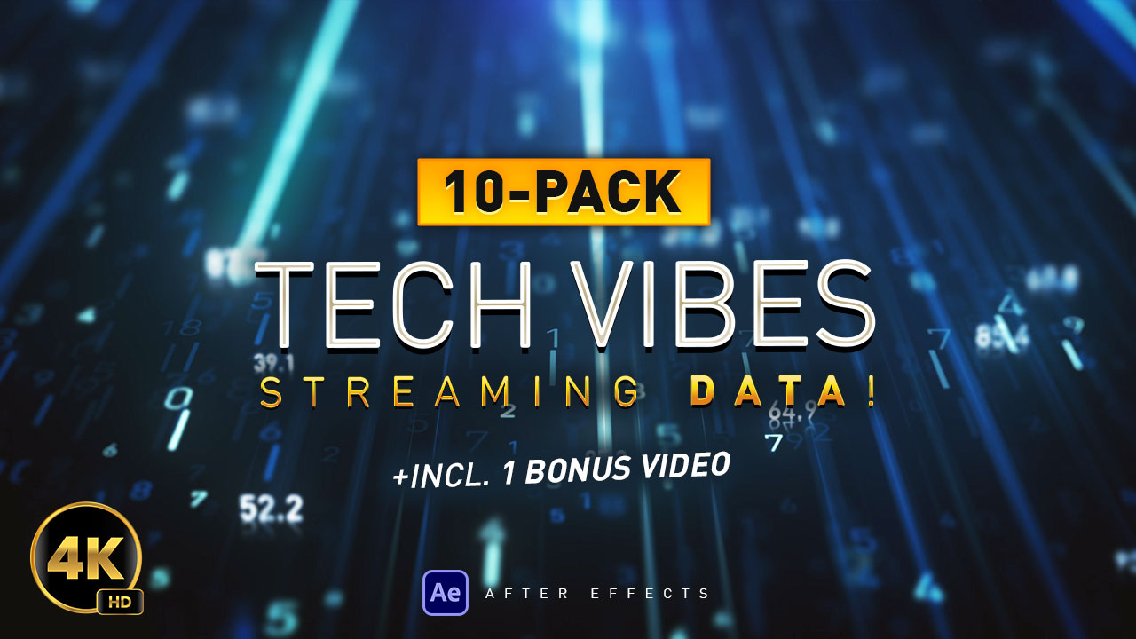 10 pack data digital technology backgrounds 155