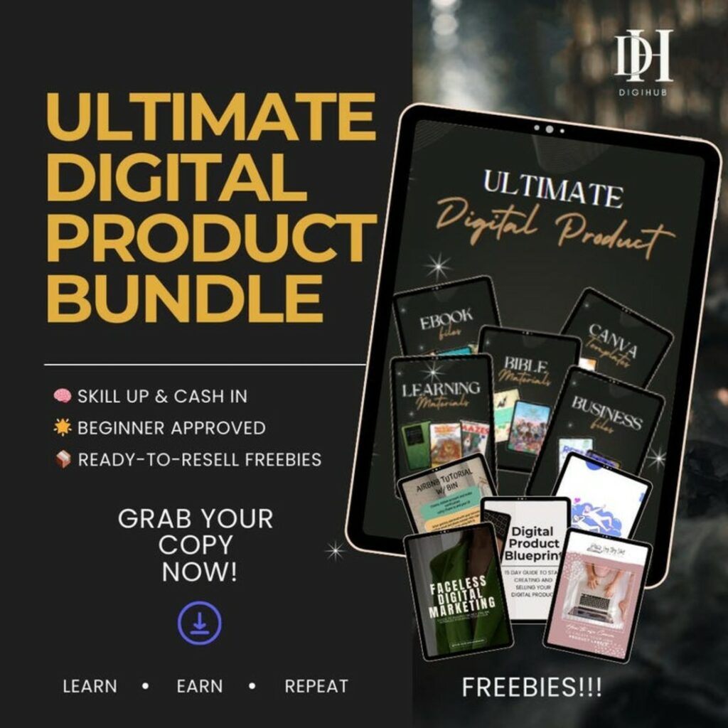 Ultimate Digital Product Bundle | Templates, Ebooks, Planners & Tools ...