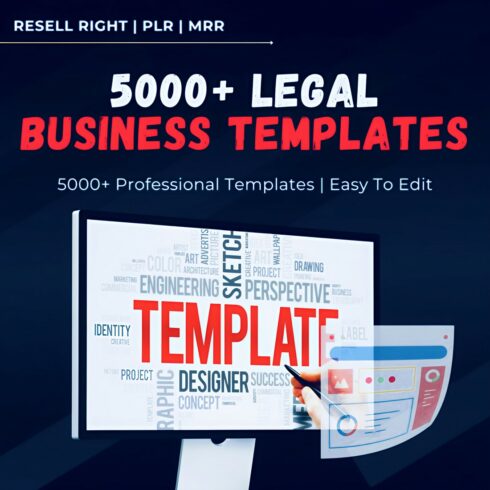 5000+ Legal & Business Templates Bundle | Contracts, Agreements, HR, Finance, Real Estate, Legal Forms | PLR + MRR | Rebrand, Sell, Legal Digital cover image.