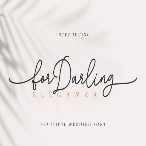 For Darling - Wedding Heart Font cover image.