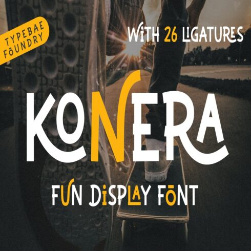 Konera Fun Display Font cover image.