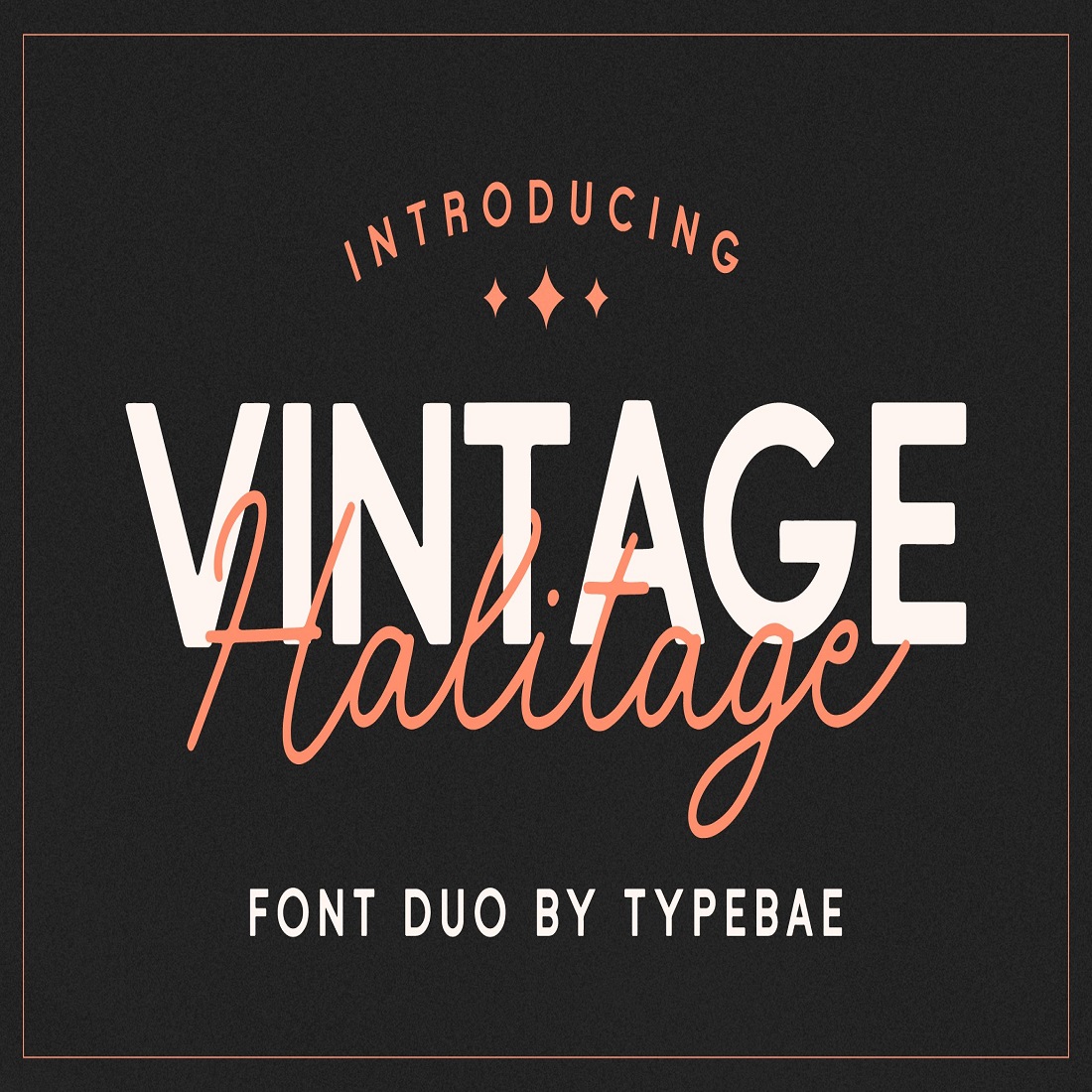 Halitage Vintage Font Duo cover image.