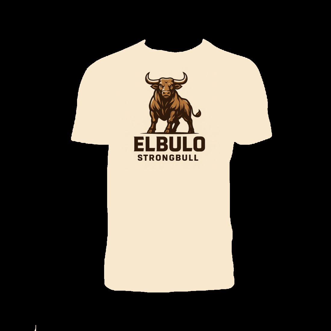 Strong Bull T-Shirt & Logo Design preview image.
