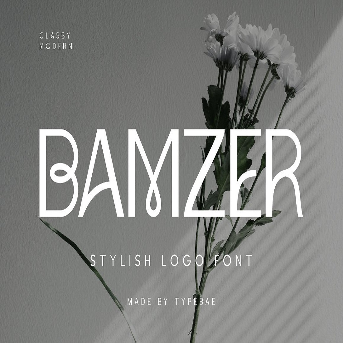 27 bamzer stylish logo font 575
