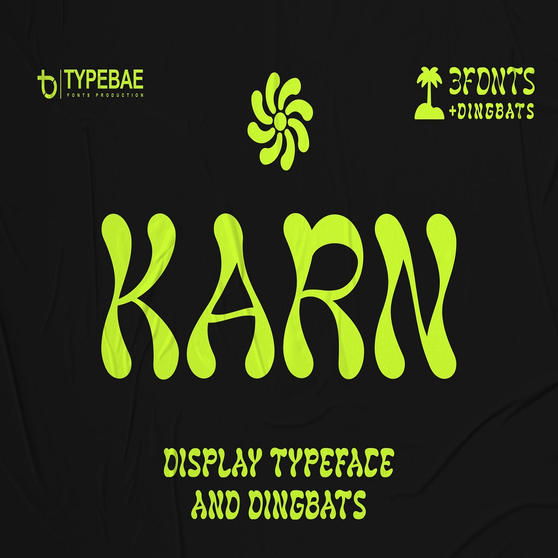 KARN - Display Typeface & Dingbats cover image.