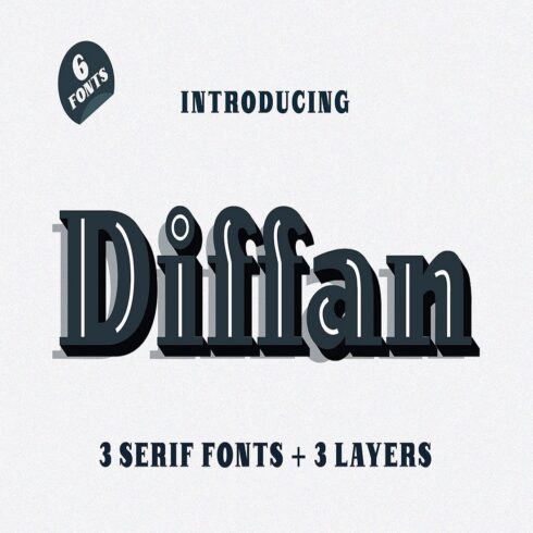 Diffan Serif Display Typeface cover image.