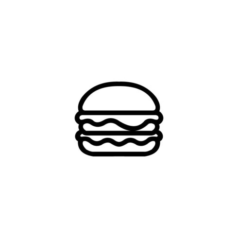 T-shirt vector icon with thick line style cover image.