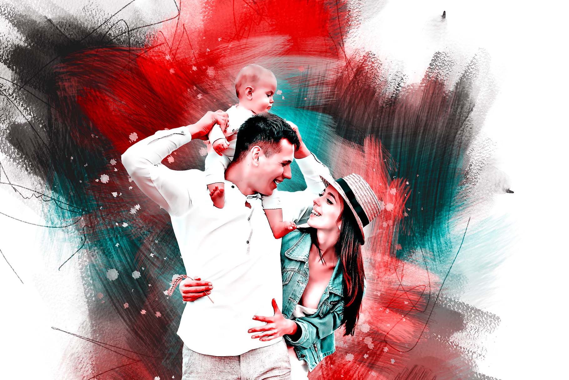 abstract manipulation photoshop action 7 664