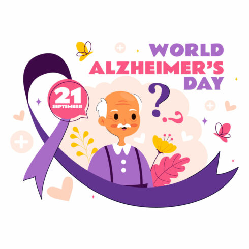 10 World Alzheimer's Day Illustration cover image.