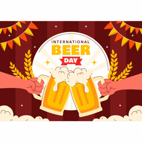 10 International Beer Day Illustration cover image.