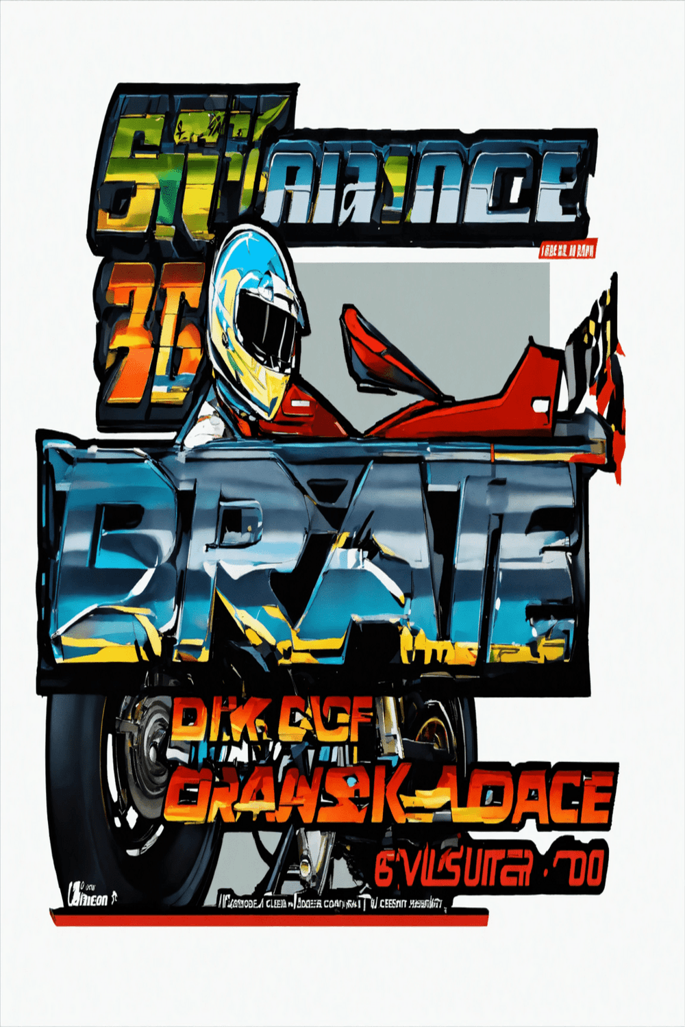 clean modern bike drag race car_ sticker pinterest preview image.