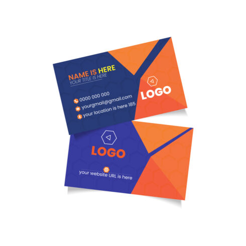 Modern Corporate Business Card Template – Professional & Creative Design cover image.