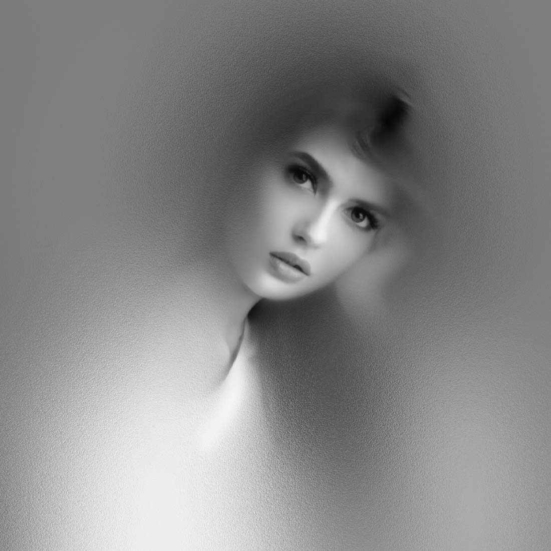 Glass Effect Photoshop Action preview image.