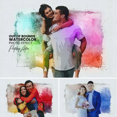 Out Of Bounds Watercolor Photo Effect cover image.