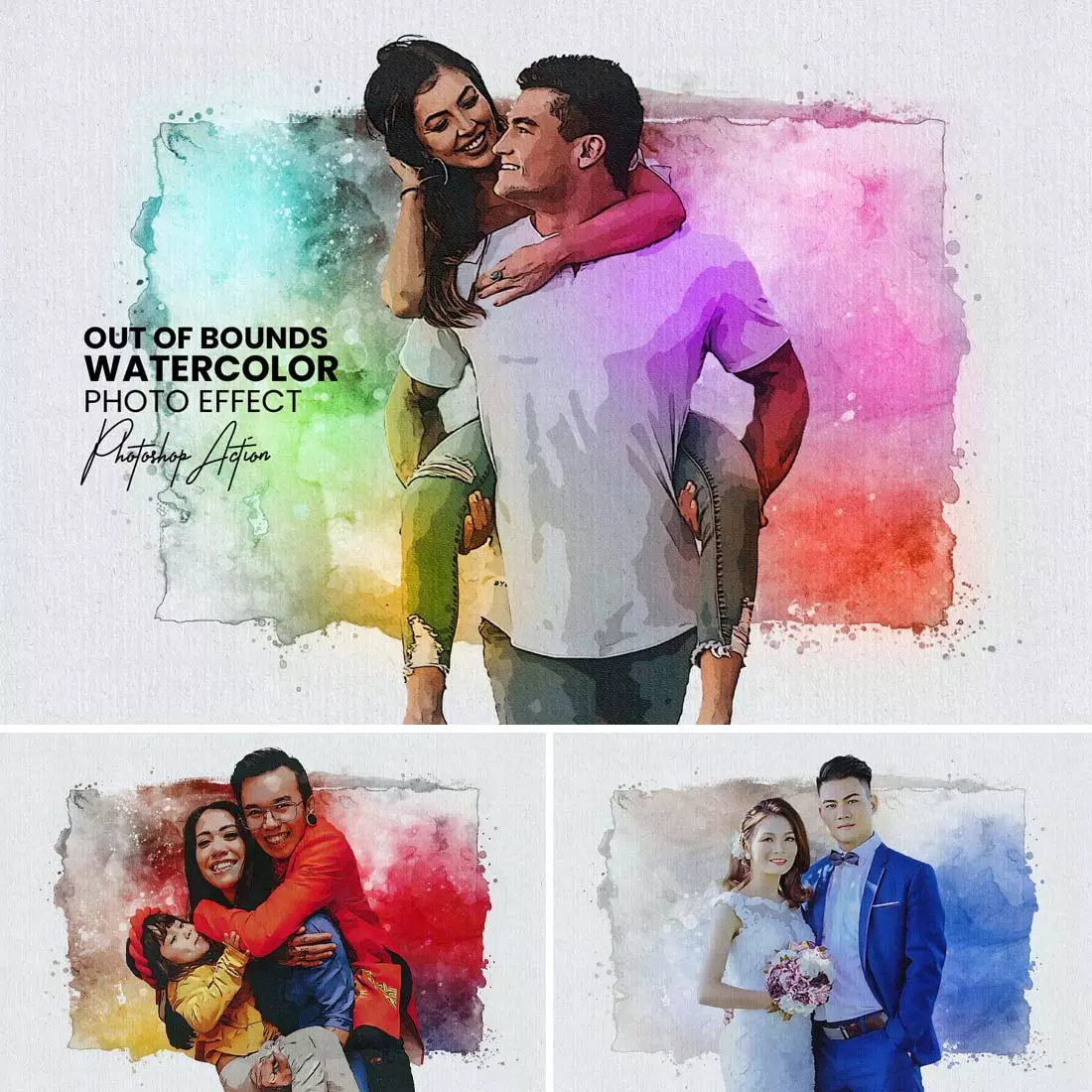 Out Of Bounds Watercolor Photo Effect cover image.